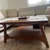 میز جلو مبلی تمام چوب