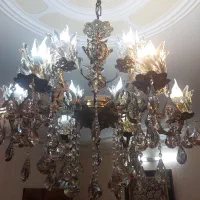 لوستر برنز ۱۲ شاخه|لوستر و چراغ آویز|اردبیل, |دیوار