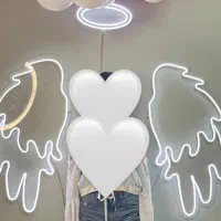 نئون فلکسی بال فرشته|ریسه و چراغ تزئینی|شهریار, شهرک شاهد|دیوار