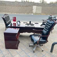 میز الفا بلندبا ال بغل و مبلمان اداری کلاسیک چنگی|دفتر کار|تهران, ایران|دیوار
