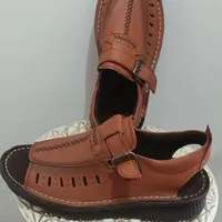 کفش چرم طبیعی  عسلی سایز۴۱/۴۲|کیف، کفش، کمربند|رشت, گلسار|دیوار