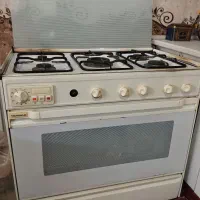 اجاق گاز فر دار با گرمکن برند تکنوگاز ،سالم ودرحد