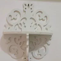 شلف و گل تزئینی|کتابخانه، شلف، قفسههای دیواری|بوشهر, |دیوار