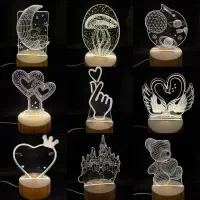 چراغ خواب سه بعدی پک کادویی