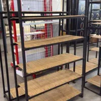 چوبی/استند/مشکی/قفسه