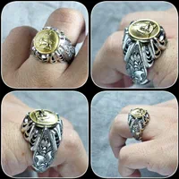 سر دکمه برنزی شیر و خورشید رکاب قلمزنی خجسته|بدلیجات|تهران, آسمان|دیوار