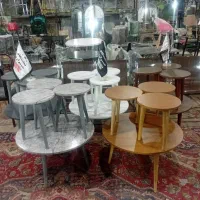 پخش ست کامل میز و گل میز همه رنگی مدل گرد و گشنیز