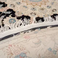 قالیچه گرد دستباف تبریز|فرش|کرج, گلشهر|دیوار