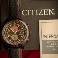 سیتیزن اکودرایو مردانه در‌حد آکبند با جعبه و مدارک