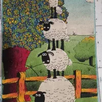 فرش کودک  فرش طرح بره ناقلا