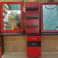 دکور ارایشگاه تمام ام دی اف تمیز