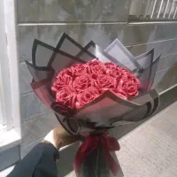 دسته گل رز روبانی جاودان|گل مصنوعی|مشهد, مقدم|دیوار