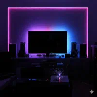 ریسهRGBهفترنگ ۵متری + هدیه ویژه رقصنور USB