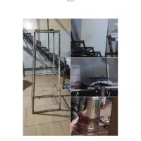 ترازو.چارپایه.تخته گوشت.گازکوره ای سماور