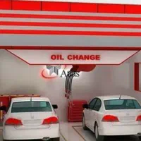 کارگر بابت کار در تعویض روغنی و اپاراتی