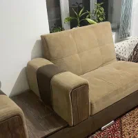 مبل هفت نفره سالم و تمیز|مبلمان خانگی و میز عسلی|دهگلان, |دیوار