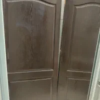 درب چوبی ورودی/دریچه کولر/مهتابی/سیم تلفن/کلیدکولر|مصالح و تجهیزات ساختمان|قم, دروازه چوبی|دیوار