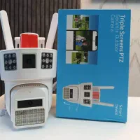 دوربین مداربسته بیسیم سیمکارتی دو لنز و سه لنز|دوربین مداربسته|رشت, منظریه|دیوار