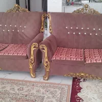 مبل هفت نفره سالم بدون زدگی وتمیز