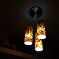 لوستر بدون لامپ