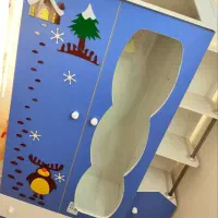 سرویس کامل چوب کودک|تخت و سرویس خواب|بجنورد, |دیوار