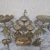 ظروف برنجی برنزی میوه خوری شیرینی خوری مجسمه|ظروف سرو و پذیرایی|تهران, تهرانسر غربی|دیوار