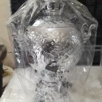 سماور گازی محکم تمام استیل پایه شیری مهیا طوس نو