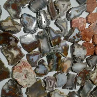 80عدد عقیق برش خورده دکوری