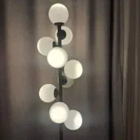 آباژور کنار سالنی نو همراه با لامپ