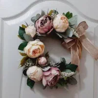 حلقه ی گل|گل مصنوعی|مشگین شهر, |دیوار