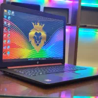لپتاپ قرمز خاص 17 اینچ لمسی hp باتری نو گرافیک دار|رایانه همراه|تهران, فلسطین (میدان انقلاب)|دیوار