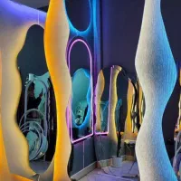 آینه بک لایت/آینه دفرمه/آینه رومیزی|آینه|رباط‌کریم, رباط‌کریم|دیوار