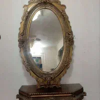 آینه کنسول سلطنتی و میز Tv بسیار تمیز و در حدنو
