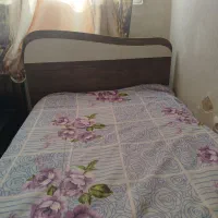 تخت چوبی یک نفره همراه باخوش خواب