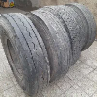 ۵حلقه لاستیک ۲۴ همراه با رینگ وتیوب ونوار