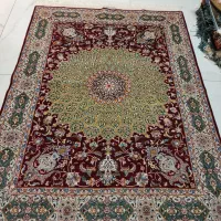 قالیچه دستبافت ۳متری قره باغی.  چله ابریشم