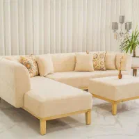جلو مبلی با ست مبلمان/رنگ چوب و پارچه به سلیقه شما