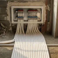 لوله کشی تاسیسات ساختمان ،