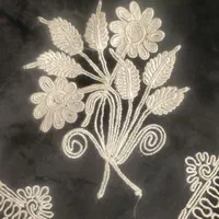 دو عدد رومیزی مخمل با آستر ساتن دار نو