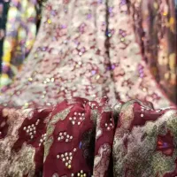 نگین کاری انواع پارچه