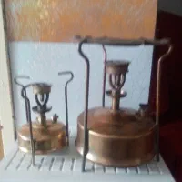 چراغ پریموس برنجی سوئدی قدیمی|کلکسیون اشیاء عتیقه|نیشابور, فردوسی جنوبی|دیوار