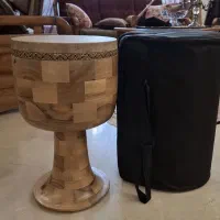 تنبک مهدی پور بهترین چوب کاملا نو و سالم