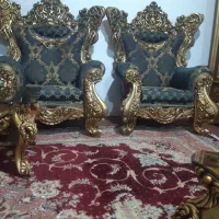 مبل سلطنتی ۹ نفره  (قیمت توافقی)|مبلمان خانگی و میز عسلی|میاندوآب, |دیوار