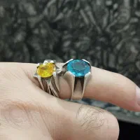 توپاز و سیترین کهنه رکاب دستساز