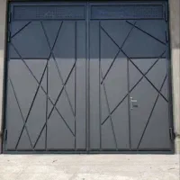 درب باغی آهنی ورق - قوطی - اجرا و نصب