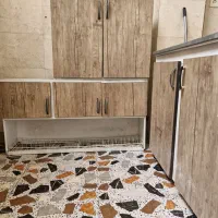 فروش کابینت فلزی/با درب ام دی اف/تمیز قابل استفاده