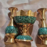 گلدان جام مسی
