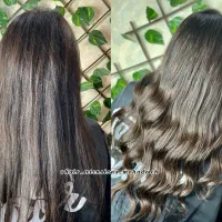 نصب اکستنشن مو طبیعی