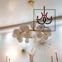 لوستر رینگی ابری (دارای سایزبندی و رنگبندی متنوع)|لوستر و چراغ آویز|فردیس, |دیوار