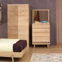 فروش سرویس خواب نوجوان سنا چوب مدل آتریسا|تخت و سرویس خواب|گرگان, |دیوار